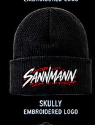 Sannmann skully embroidered logo
