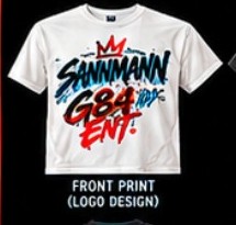 Logo front print