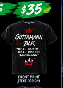Text front print